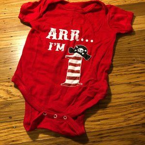 Pirate Onesie 18months